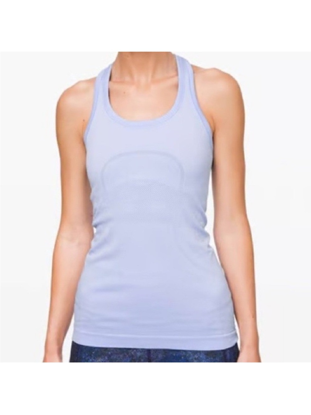 Lululemon Swiftly Material Light Purple Tank Top Size XL